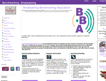 Tablet Screenshot of broadcastbenchmarking.com
